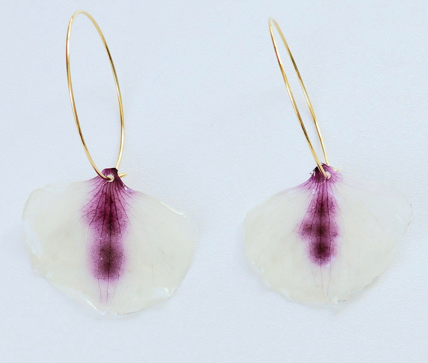 Orchid Petal Earrings