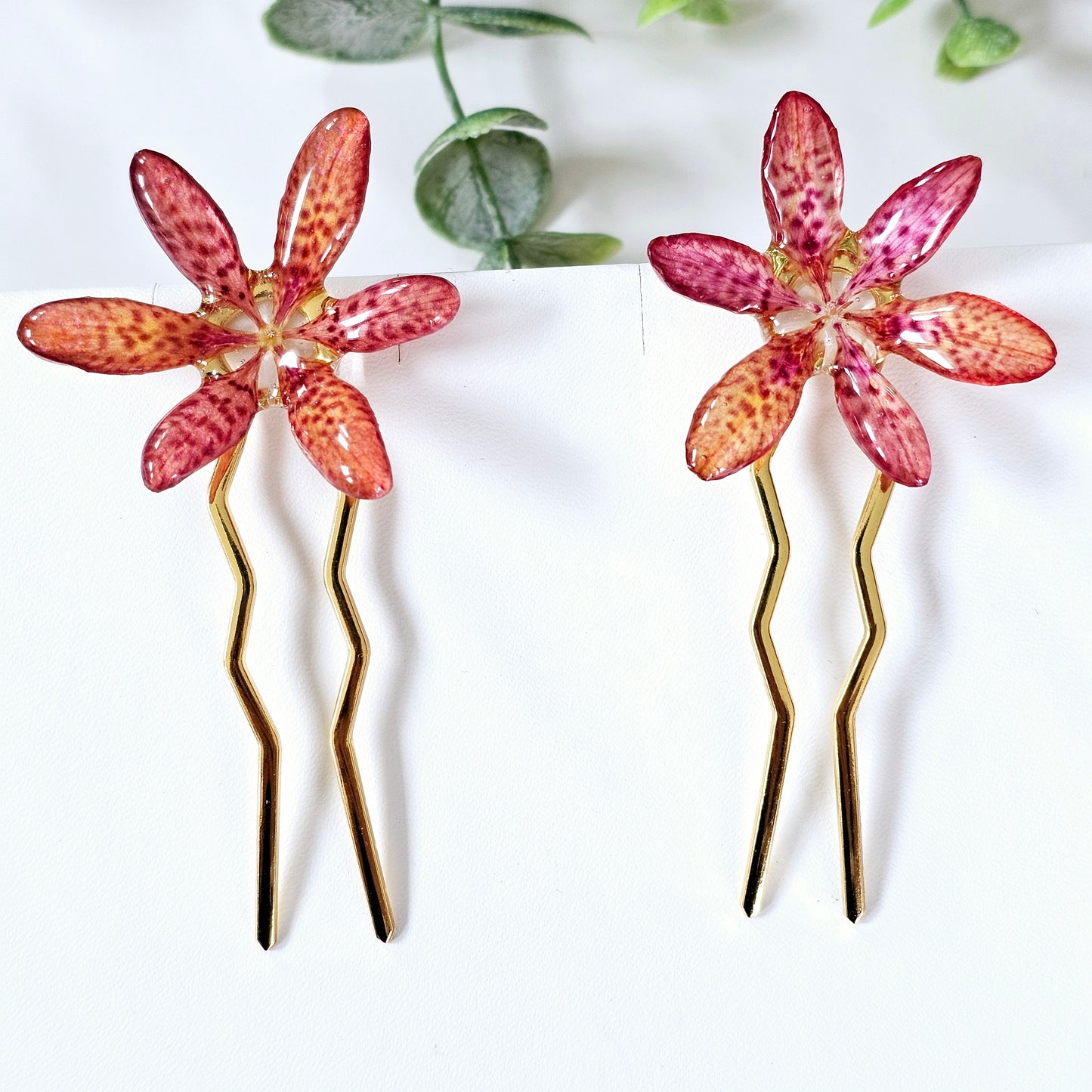 Tiger Lily Hair Pins