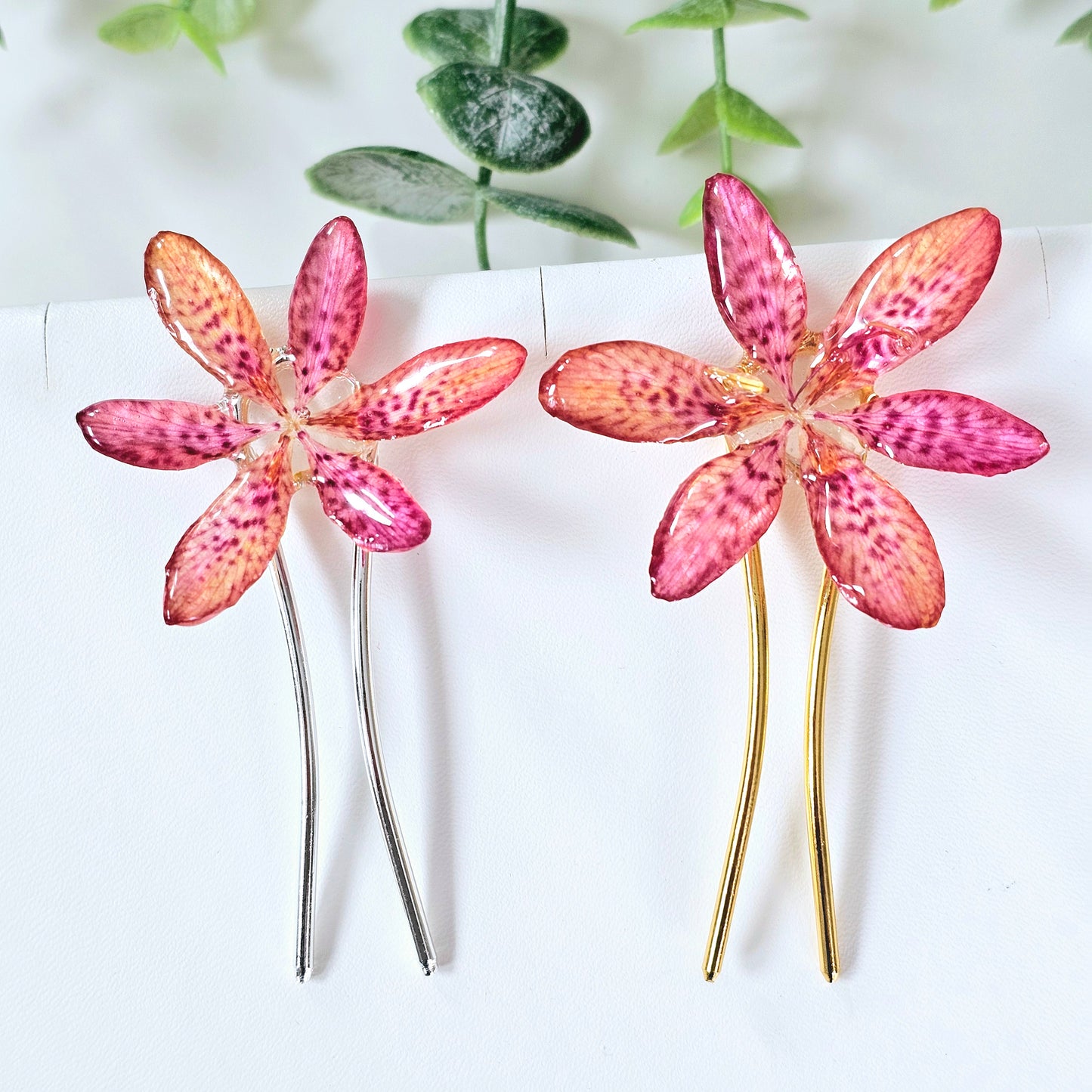 Tiger Lily Hair Pins