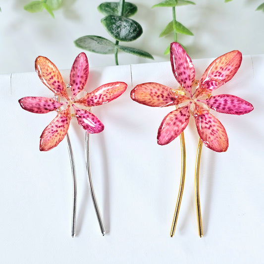 Tiger Lily Hair Pins