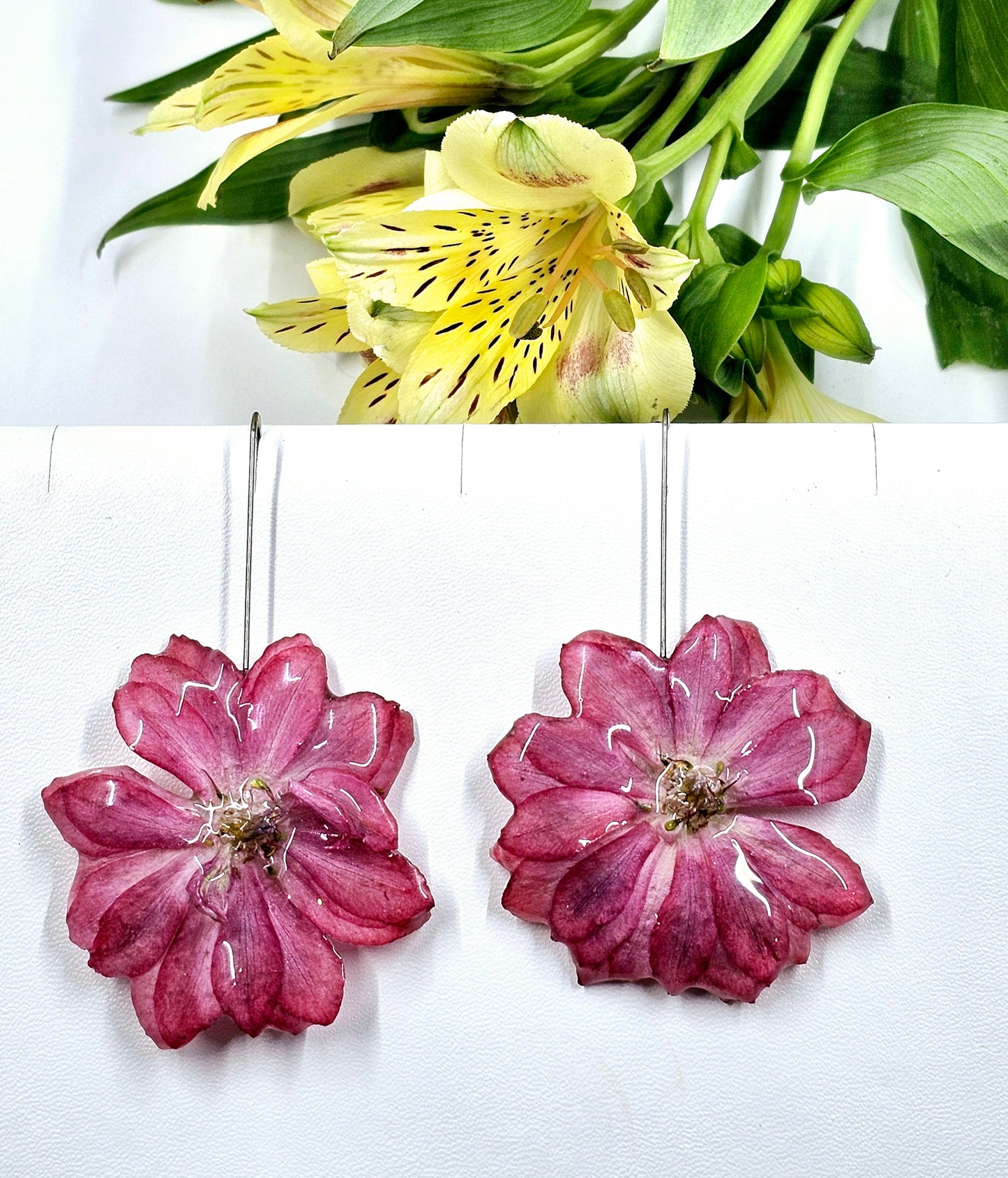 Red Delphinium Dangles