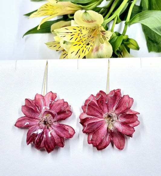 Red Delphinium Dangles